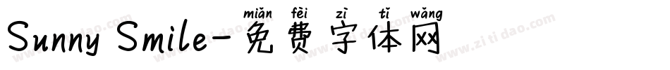 Sunny Smile字体转换